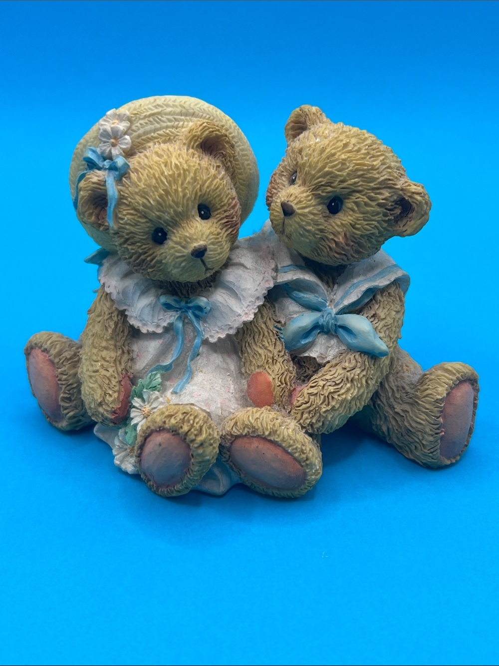 Vintage 1992 Cherished Teddies "Heidi & David - Special Friends" Figurine 910708